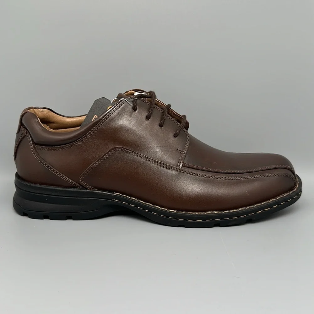 Dockers Trustee Dark Leather Oxford Dress Shoes Men's Sz‎ 10.5 New!